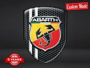 Fiat Abarth Vinilos Traseros Autos Premium Alta Calidad Moderno